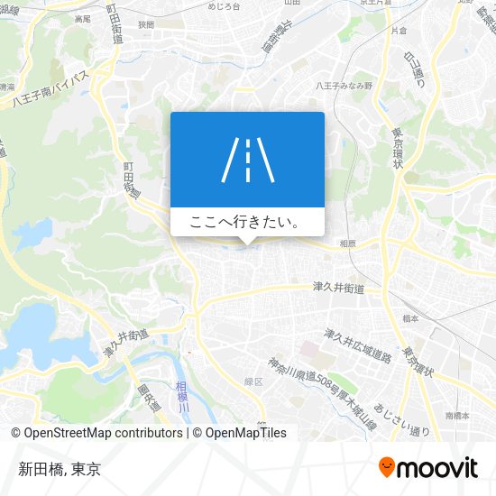 新田橋地図