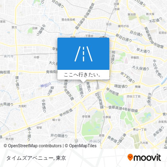 タイムズアベニュー地図