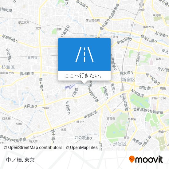 中ノ橋地図