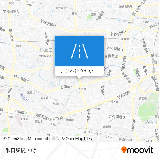 和田堀橋地図