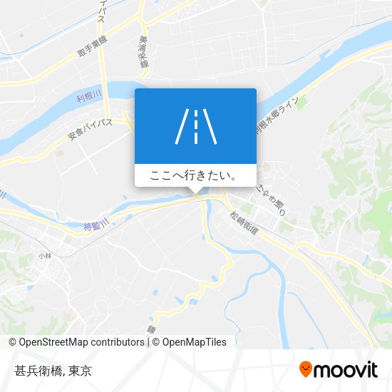 甚兵衛橋地図