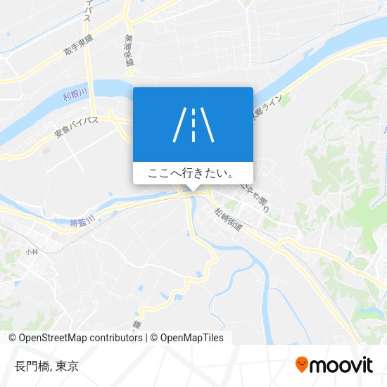 長門橋地図