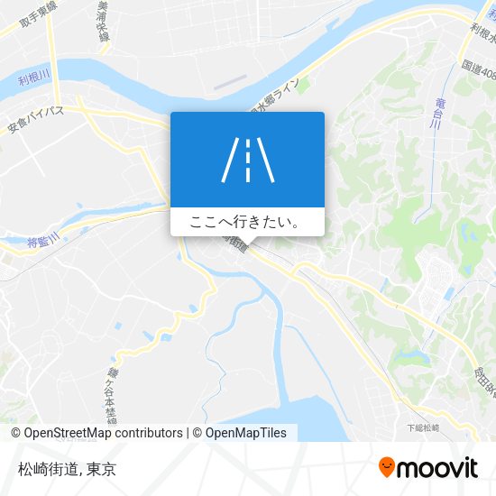松崎街道地図