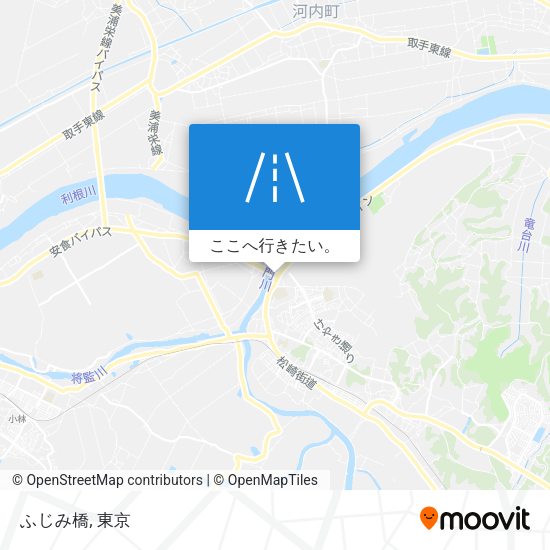 ふじみ橋地図