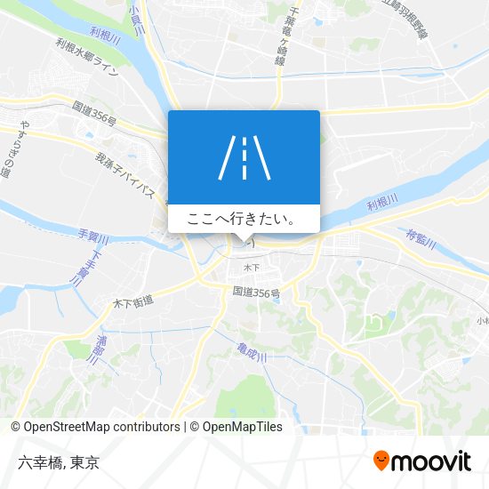 六幸橋地図