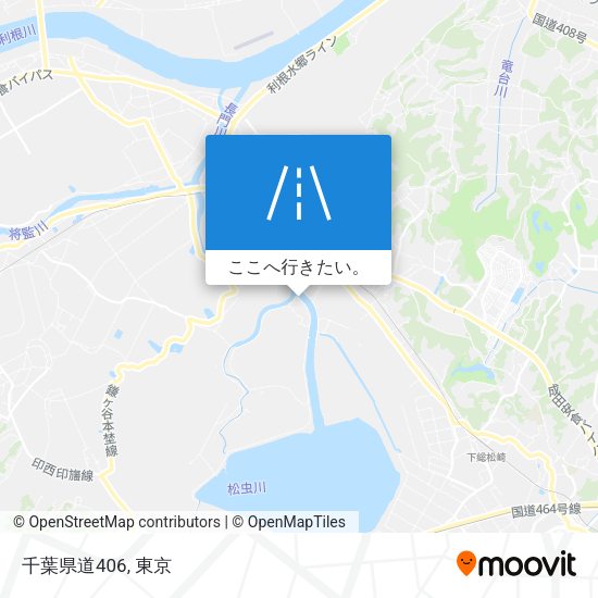 千葉県道406地図