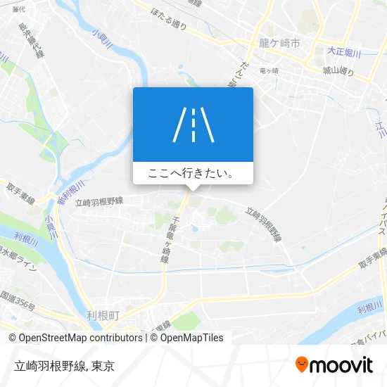 立崎羽根野線地図