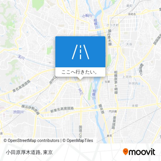 小田原厚木道路地図