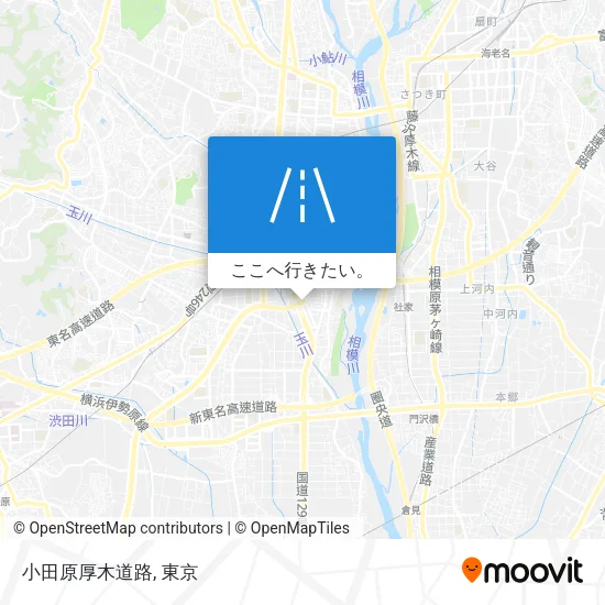 小田原厚木道路地図