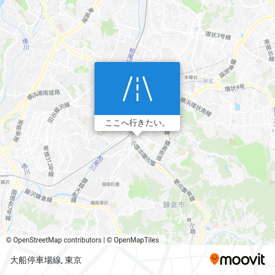 大船停車場線地図