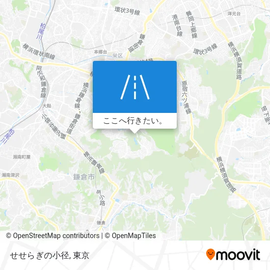 せせらぎの小径地図