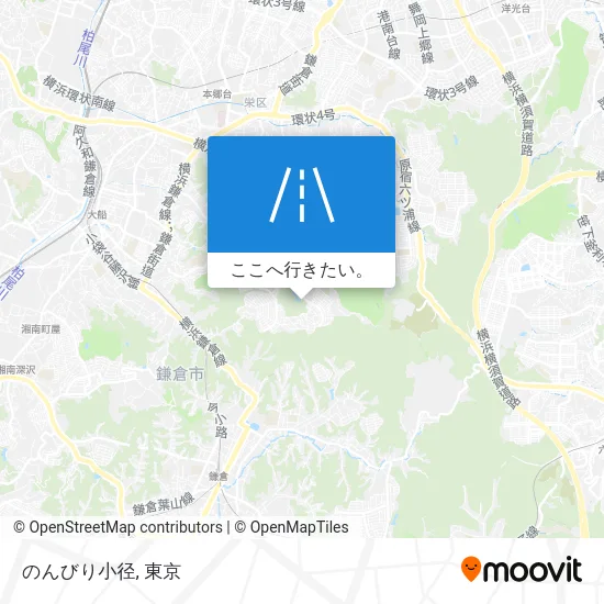 のんびり小径地図