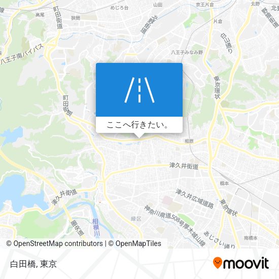 白田橋地図
