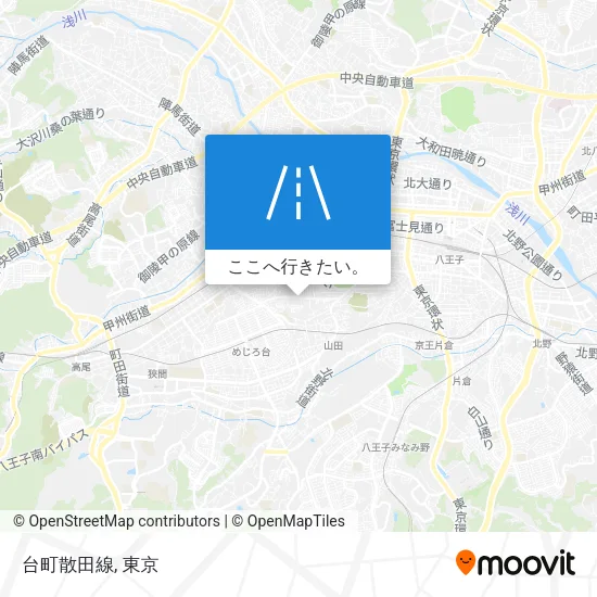 台町散田線地図
