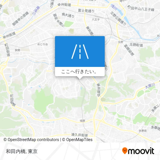 和田内橋地図