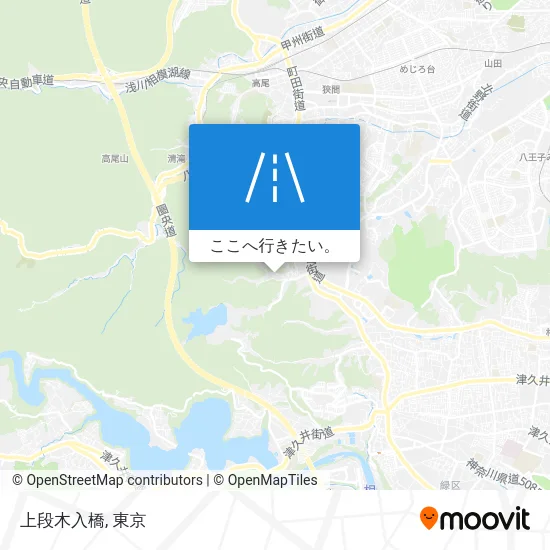 上段木入橋地図