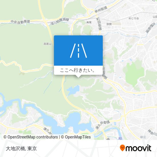 大地沢橋地図