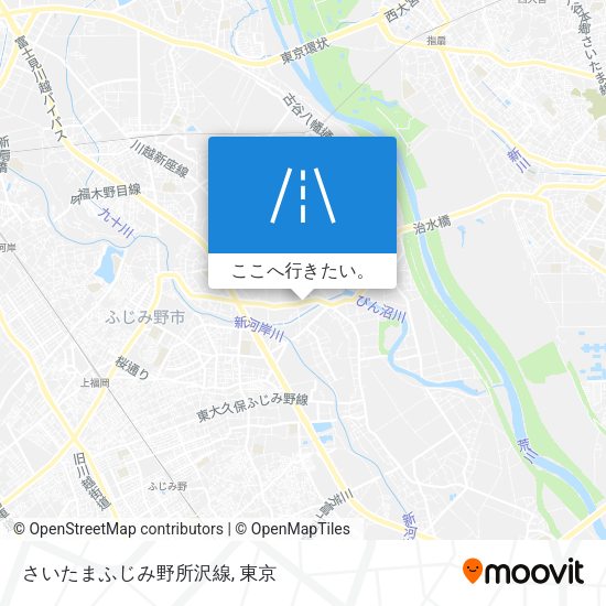 さいたまふじみ野所沢線地図