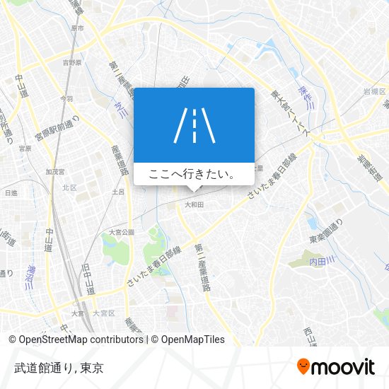 武道館通り地図
