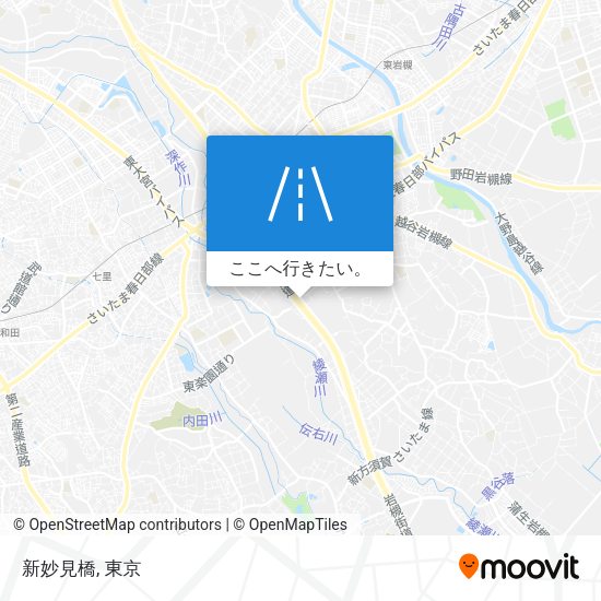 新妙見橋地図