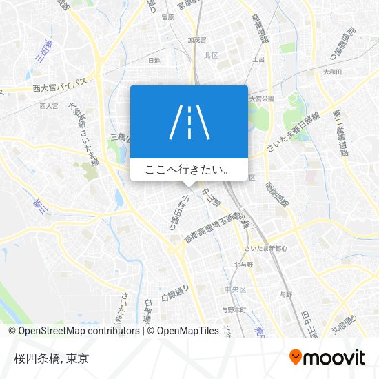 桜四条橋地図