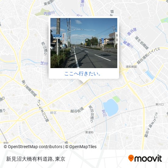 新見沼大橋有料道路地図