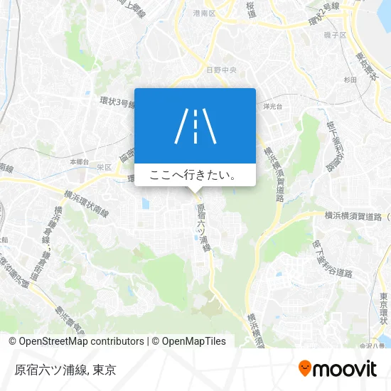 原宿六ツ浦線地図