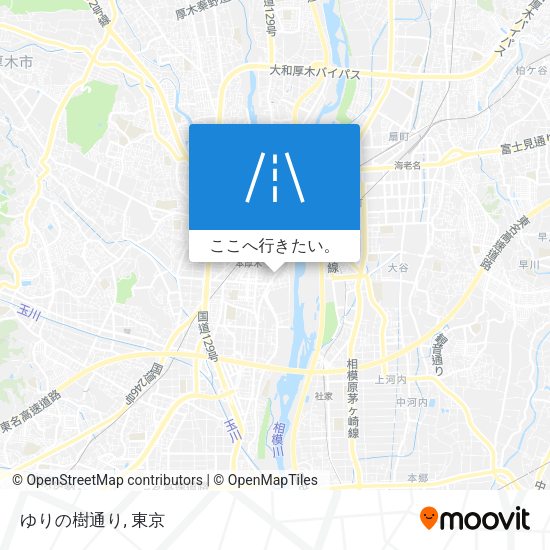 ゆりの樹通り地図