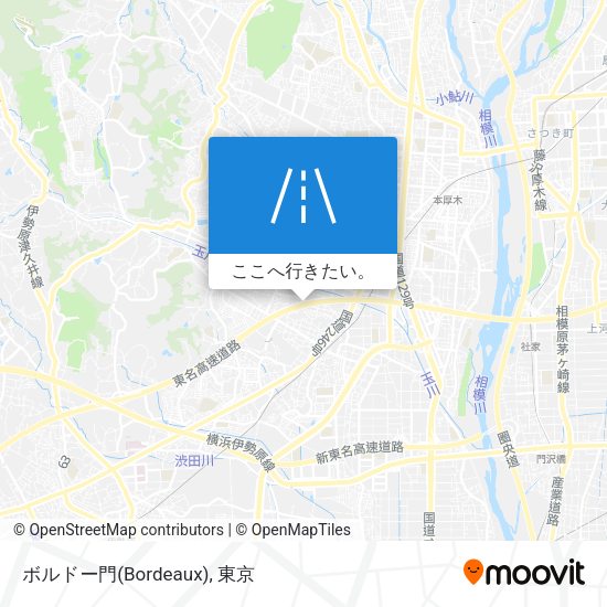 ボルドー門(Bordeaux)地図