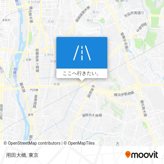 用田大橋地図