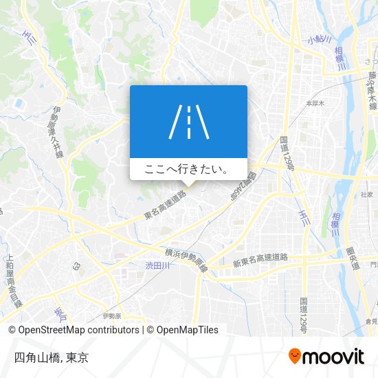 四角山橋地図