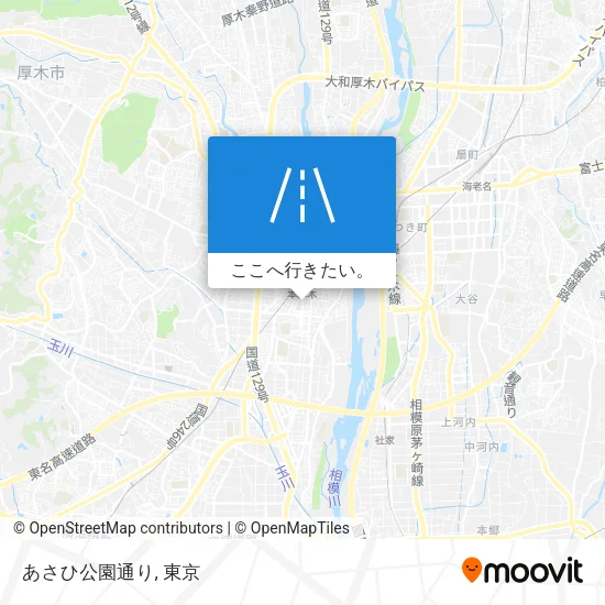 あさひ公園通り地図