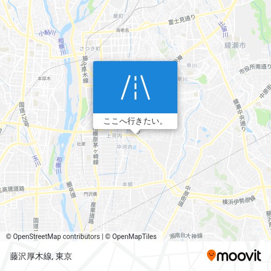 藤沢厚木線地図