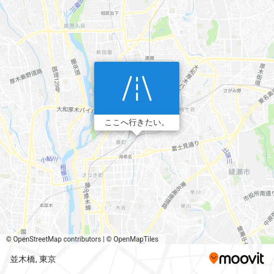 並木橋地図
