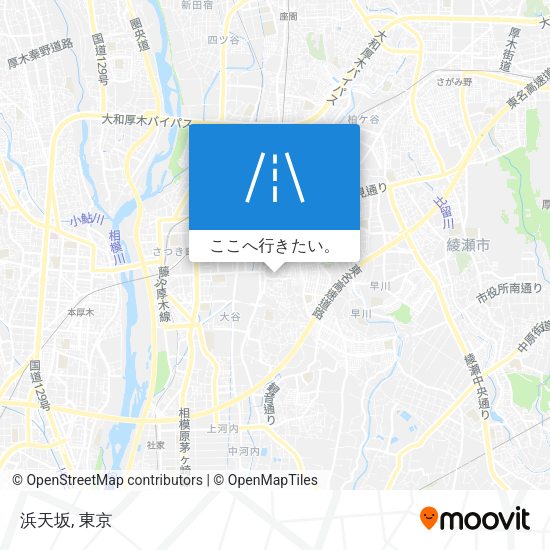 浜天坂地図