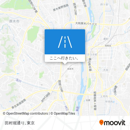 田村堀通り地図