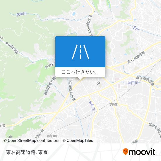 東名高速道路地図