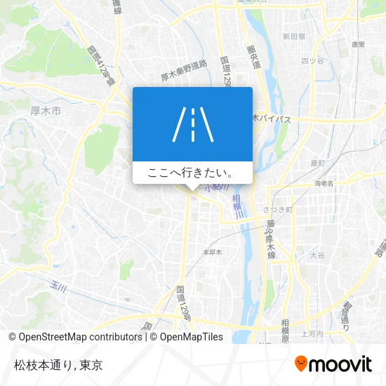松枝本通り地図