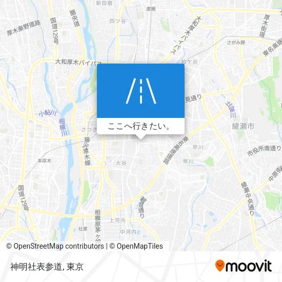 神明社表参道地図