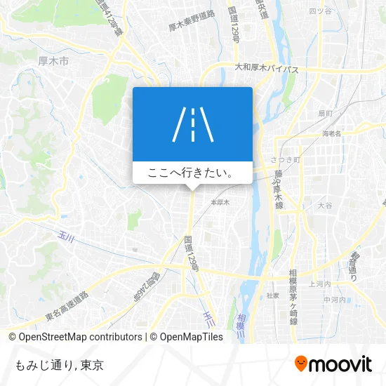 もみじ通り地図
