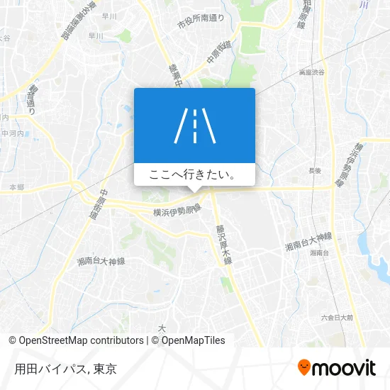 用田バイパス地図