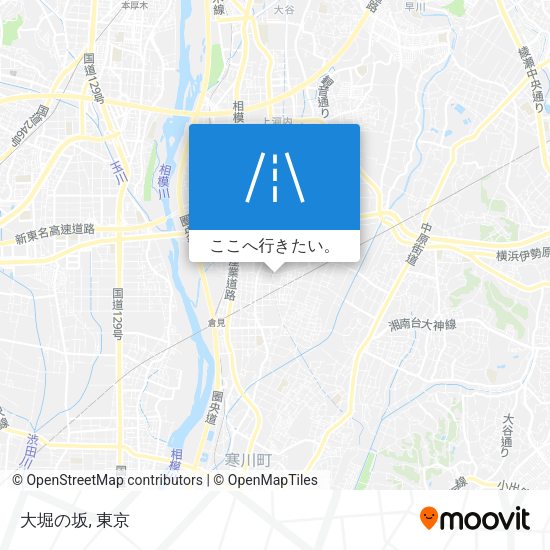 大堀の坂地図
