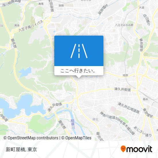 新町屋橋地図