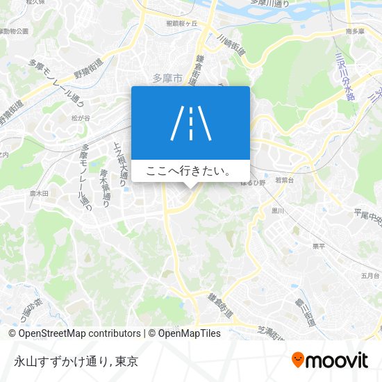 永山すずかけ通り地図
