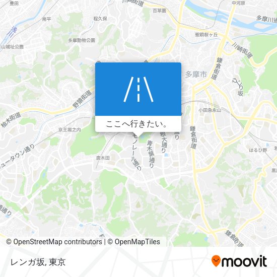 レンガ坂地図