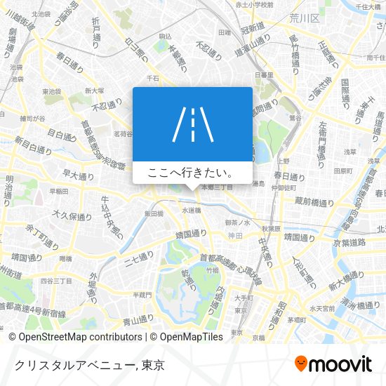 クリスタルアベニュー地図