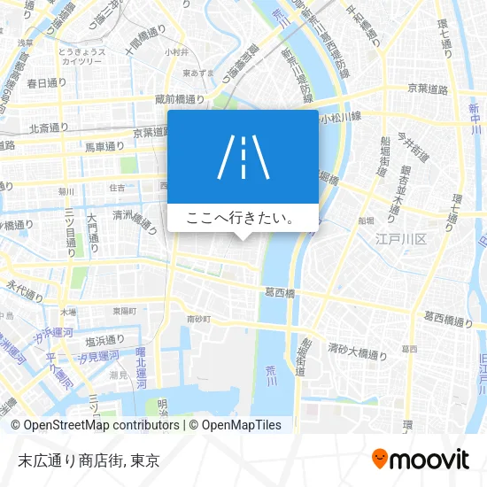 末広通り商店街地図