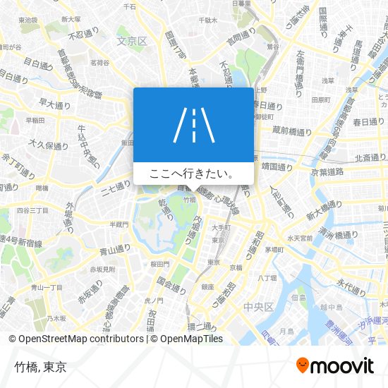 竹橋地図