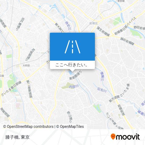膝子橋地図