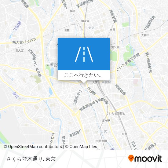 さくら並木通り地図